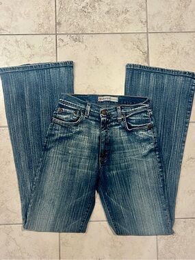 Vitamin Medium Blue Flare Jeans